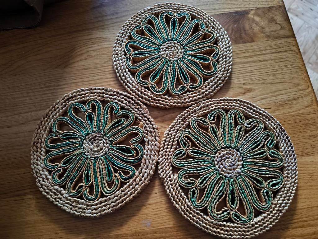 Pannen onderzetters uit de jaren 70, Huis en Inrichting, Woonaccessoires | Onderzetters, Ophalen of Verzenden