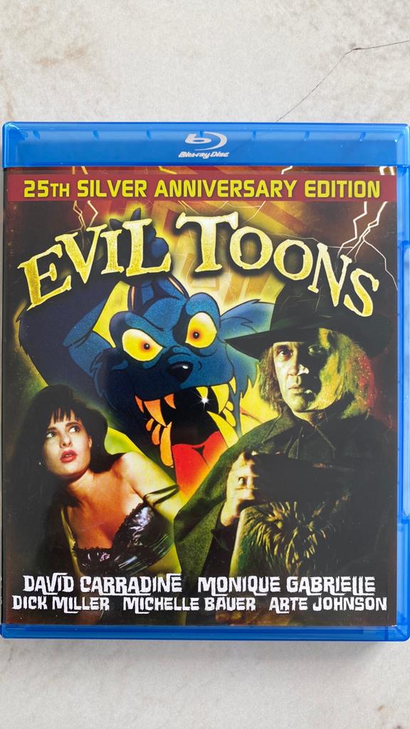 Evil toons blu ray signed, Ophalen of Verzenden, Zo goed als nieuw, Horror