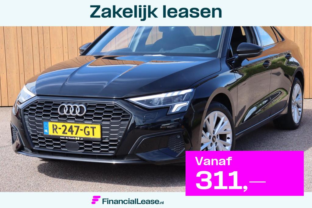 Audi A3 Limousine 30 TFSI Advanced edition orgNL sportstoele, 12 maanden, Stof, Gebruikt, Origineel Nederlands