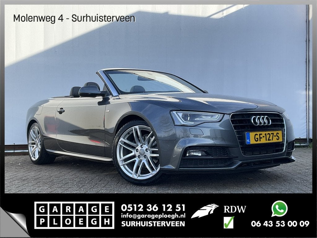 Audi A5 Cabriolet 1.8 TFSI Sport Edition OrigNL S-Line Autom, Gebruikt, Euro 6, 4 cilinders, Cabriolet