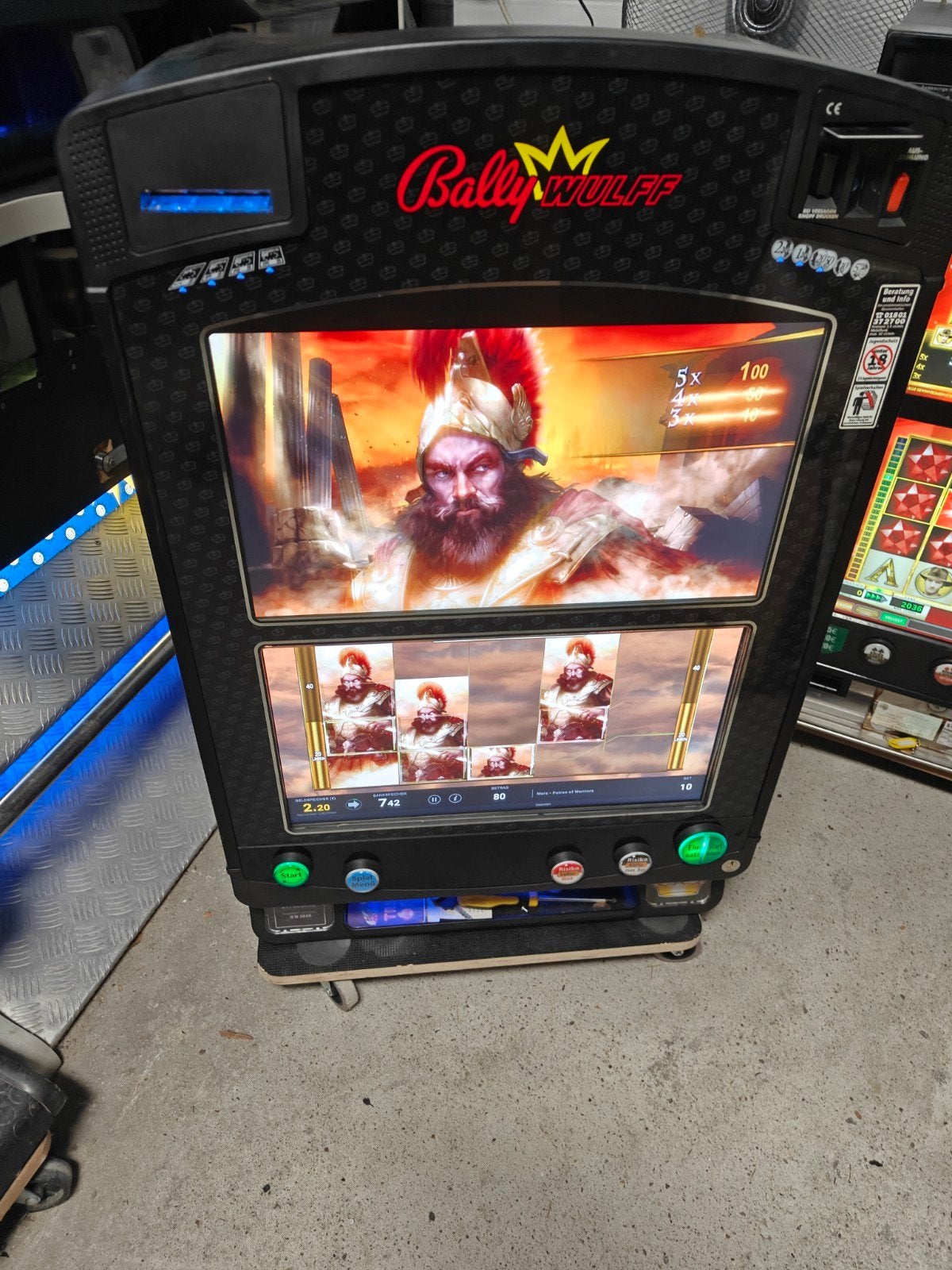 Mooiste "wand"gokkast. Holland casino in huis! Bally wulff, Euro, Ophalen, Zo goed als nieuw, Met sleutels