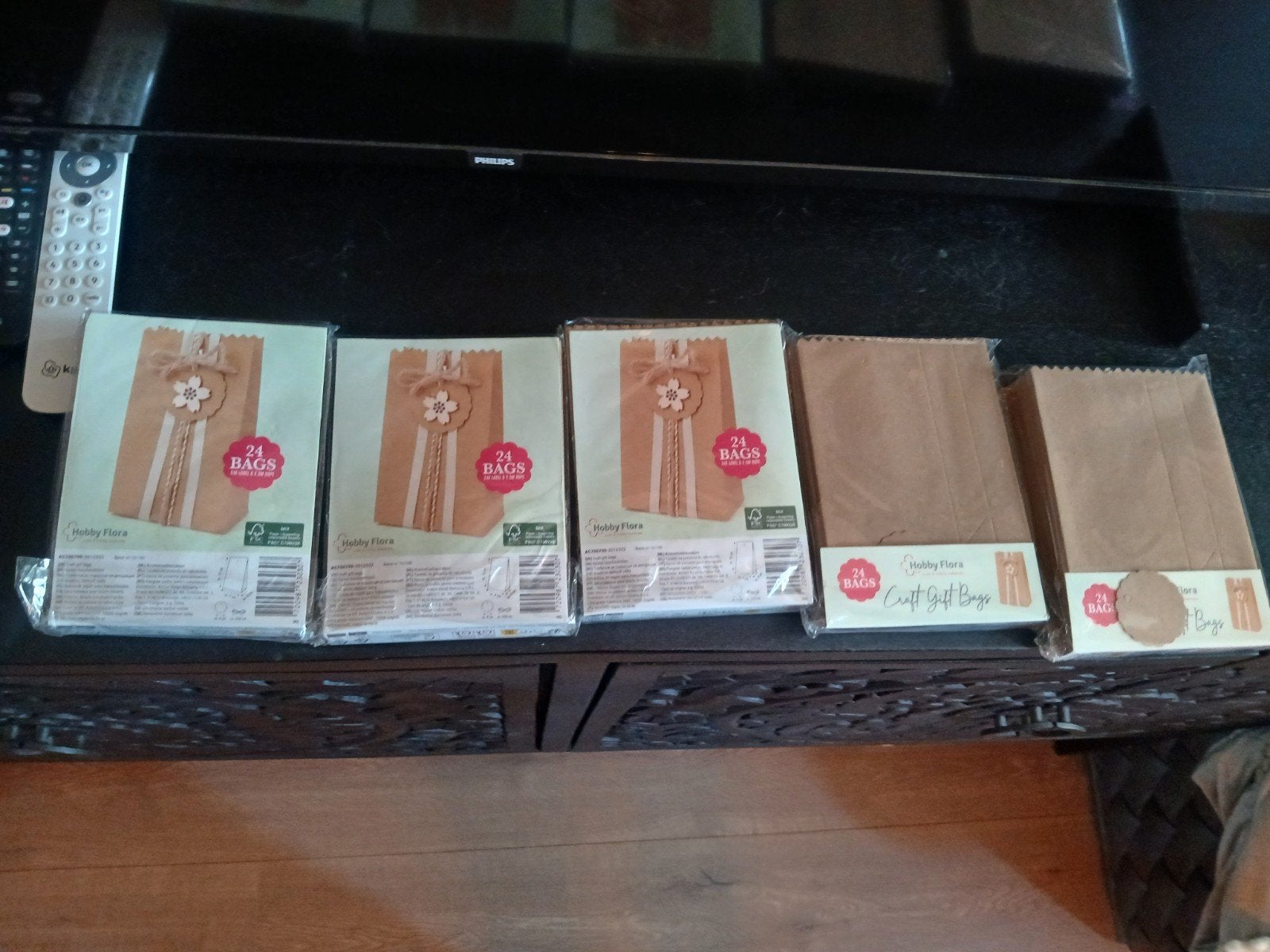 5 pakken verpakkingszakjes kaft papier traktatie, Hobby en Vrije tijd, Knutselen, Ophalen of Verzenden, Nieuw