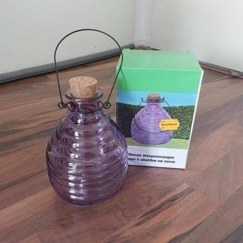 Glazen wespenvanger, 12x12x16cm, nieuwe, Tuin en Terras, Ophalen of Verzenden, Nieuw