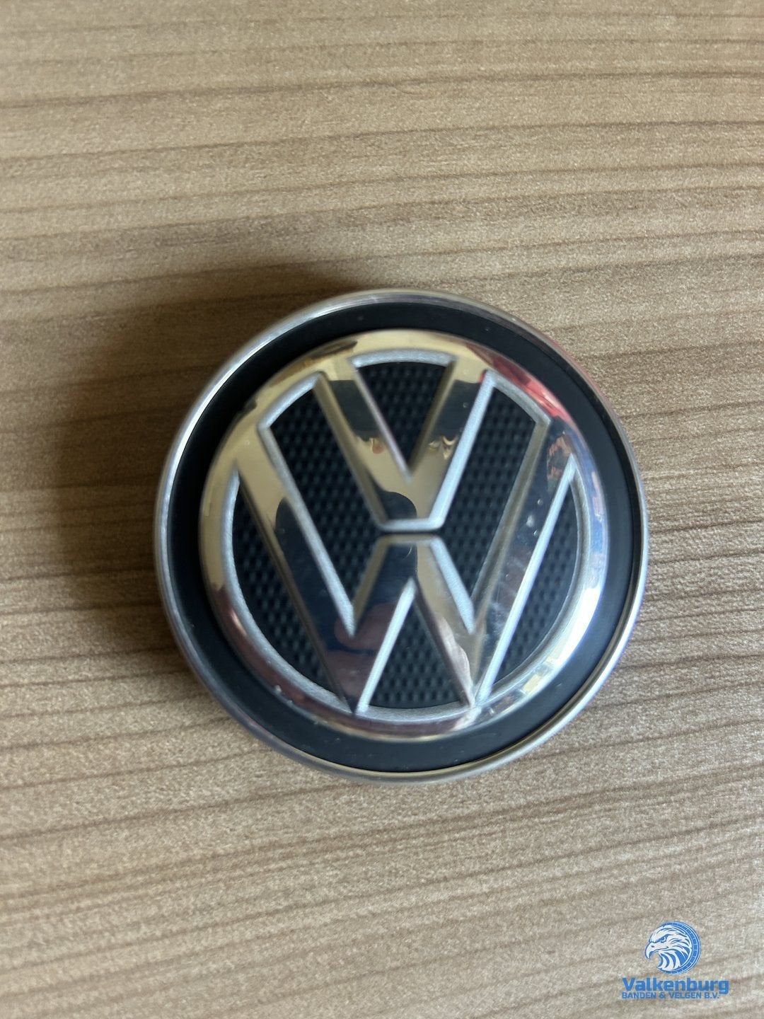 ORIGINELE VW Volkswagen naafkap naafdop zwart chroom, Gebruikt, -, Verzenden, -