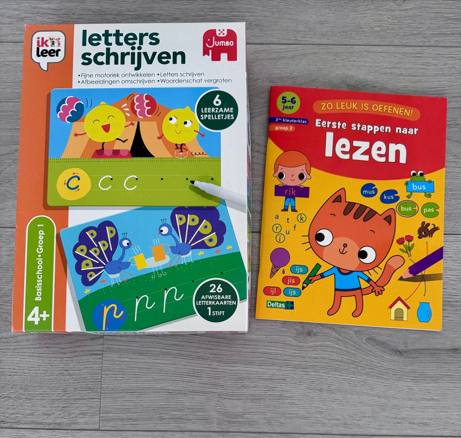 Jumbo Ik leer letters schrijven & oefenboek, Ophalen, Zo goed als nieuw, Taal en Lezen