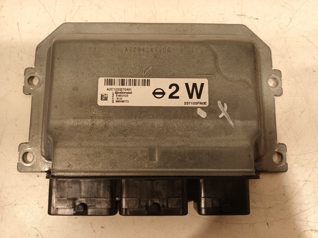 Computer motormanagement Nissan Micra, Onderdelen@venauto.nl, Van der Ven Autorecycling B.V., Gebruikt, Ettenseweg 76, 4706 PB Roosendaal, The Netherlands