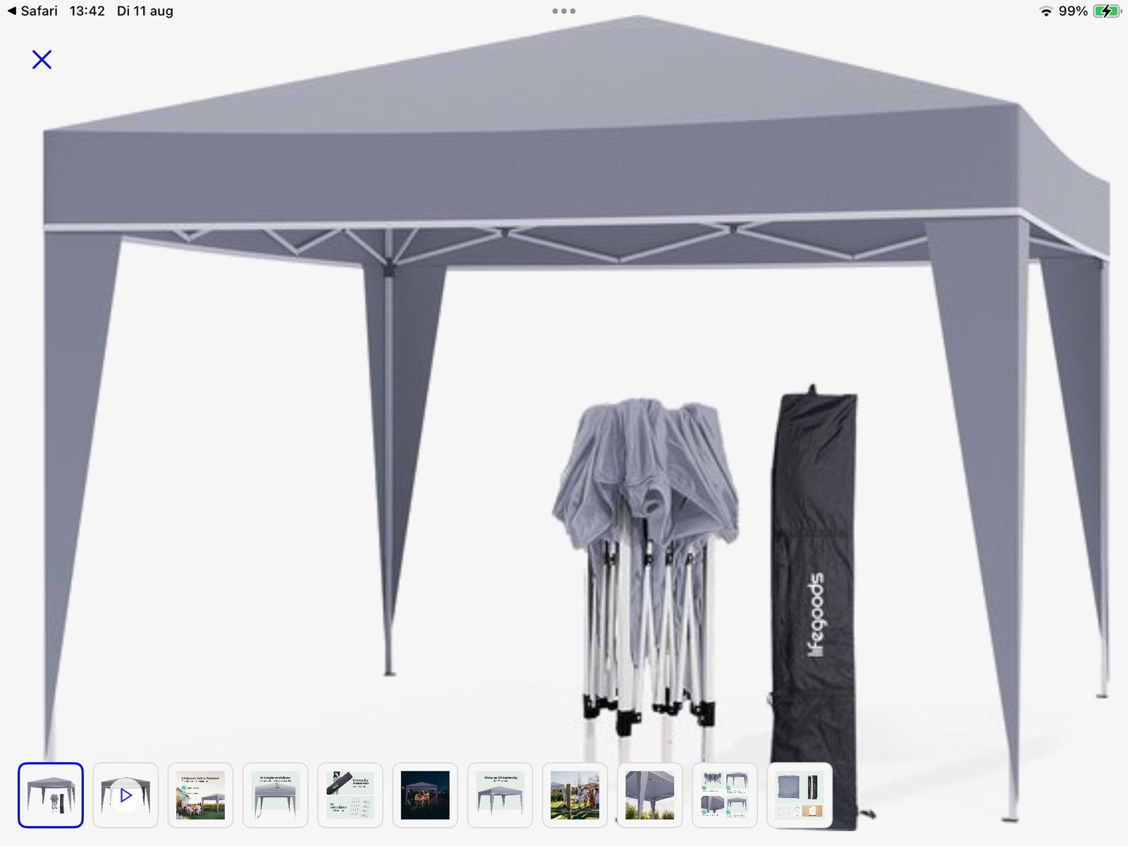 Dak voor partytent, Tuin en Terras, Partytenten, Ophalen, Gebruikt, Partytent, 2 meter of meer