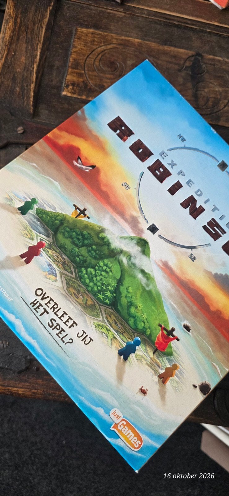 Expeditie Robinson Bordspel - Overleef jij het spel?, Een of twee spelers, Ophalen of Verzenden, Zo goed als nieuw, Just Games