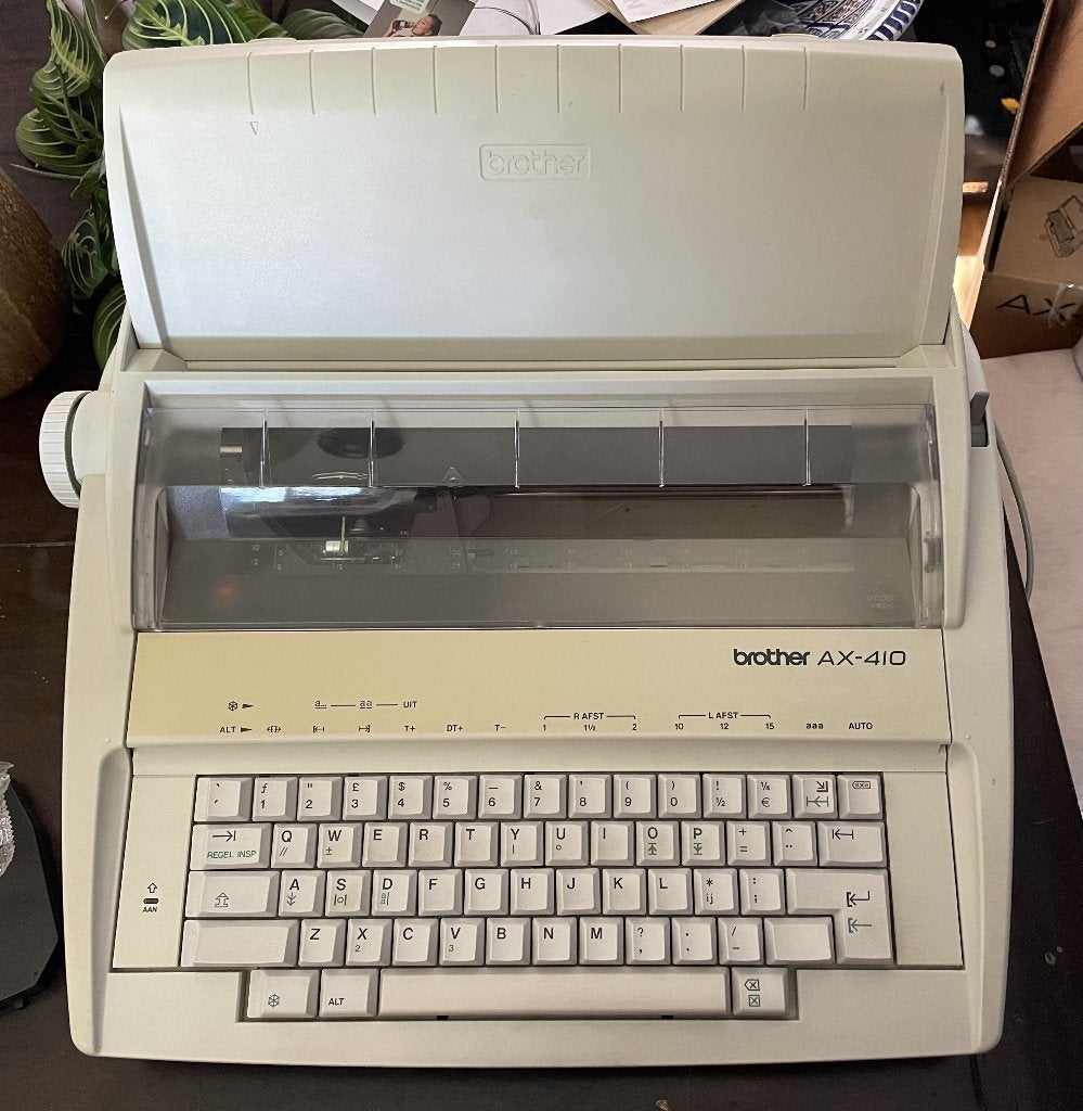 Brother AX-410 typemachine – voor reparatie / onderdelen, Ophalen of Verzenden, Gebruikt