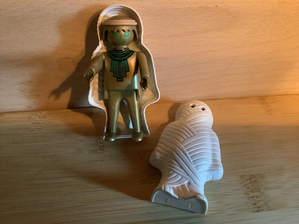 Playmobil 4531 Mummie met gouden figuur poppetje Egyptische, Ophalen of Verzenden, Zo goed als nieuw