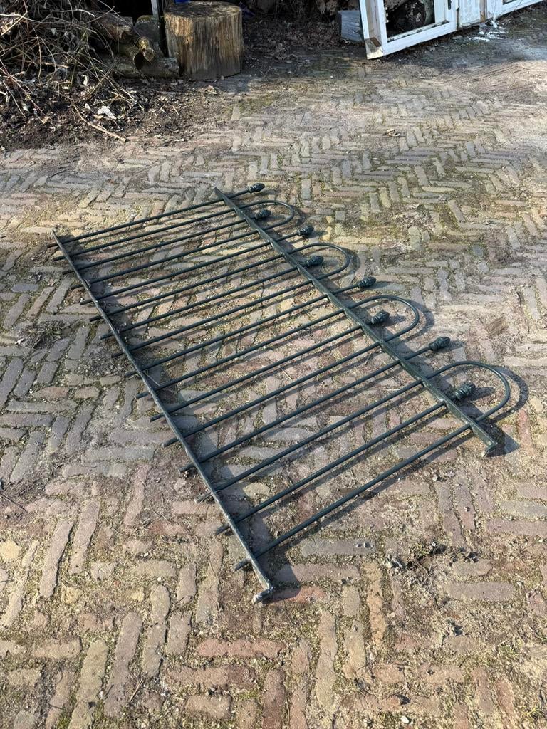 Sierhekwerk met eikels - 162 cm breed, Tuin en Terras, Ophalen, Gebruikt, X, Sierhekwerk