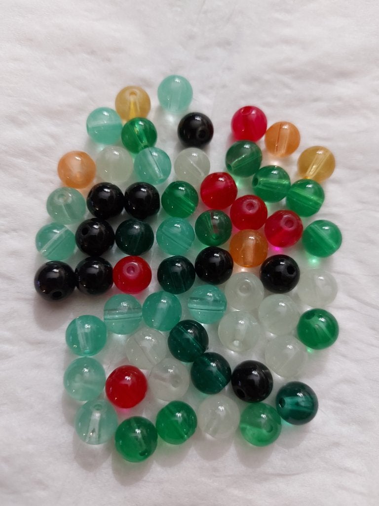 Mix verschillende kleuren glaskralen, Ophalen of Verzenden, Nieuw, Kraal