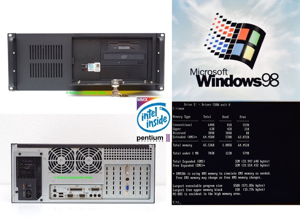 MS-DOS / Windows 98 & Windows 2000 pc, Computers en Software, Desktop Pc's, Refurbished, Minder dan 2 Ghz, Minder dan 4 GB, Ophalen of Verzenden