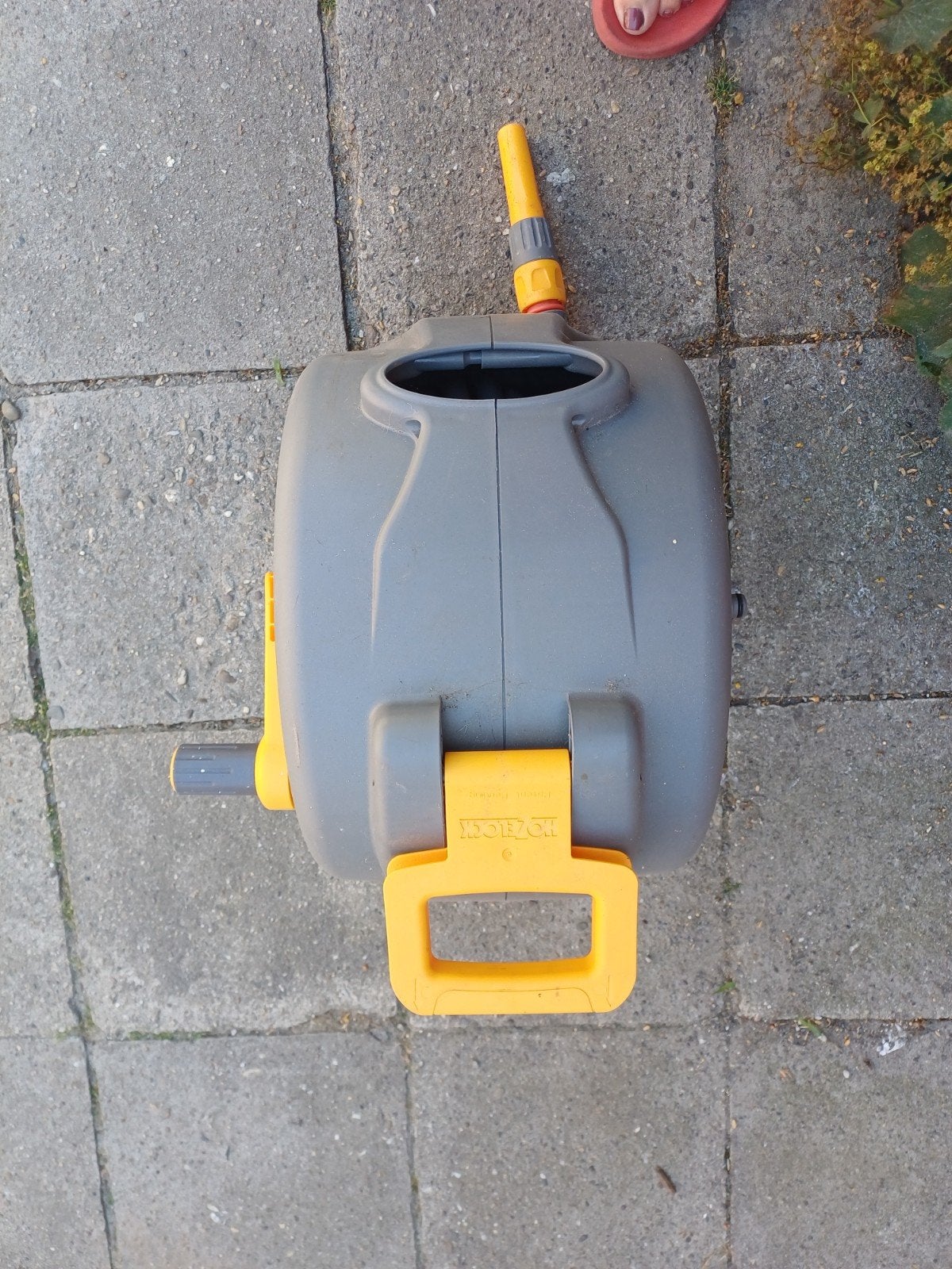 Hozelock Tuinslanghaspel met slang 25 meter, Tuin en Terras, Ophalen, Gebruikt, Tuinslanghaspel
