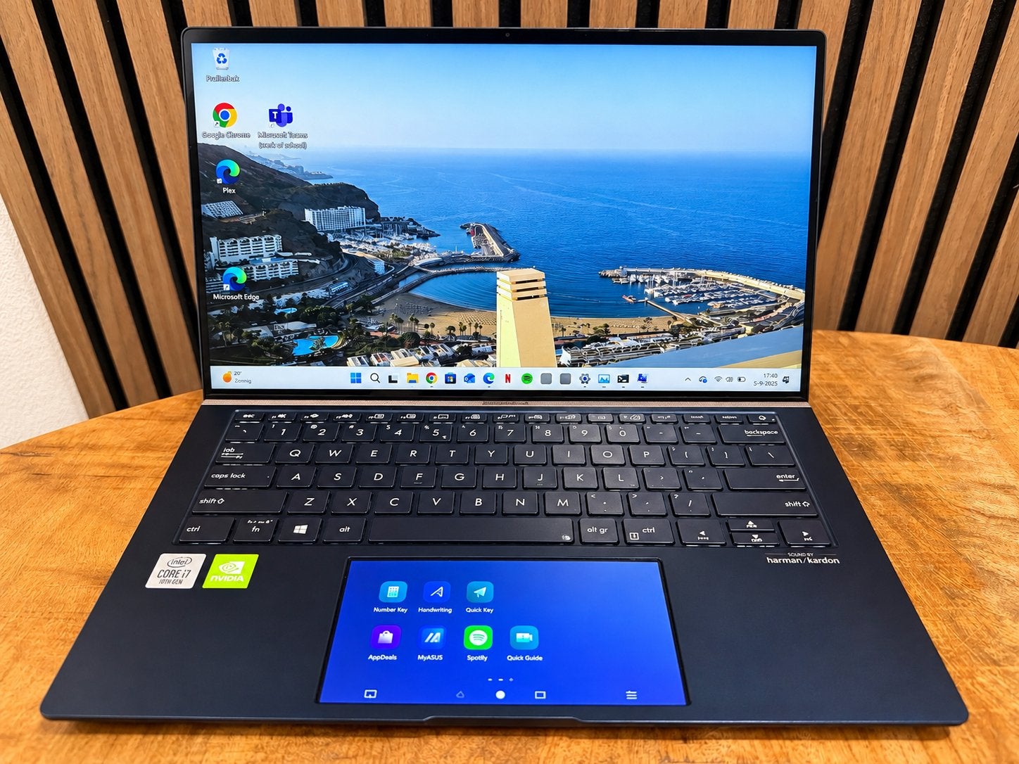 ASUS ZenBook 14 UX434FLC i7 ScreenPad + originele lader, Computers en Software, Windows Laptops, Gebruikt, Qwerty, Minder dan 2 Ghz
