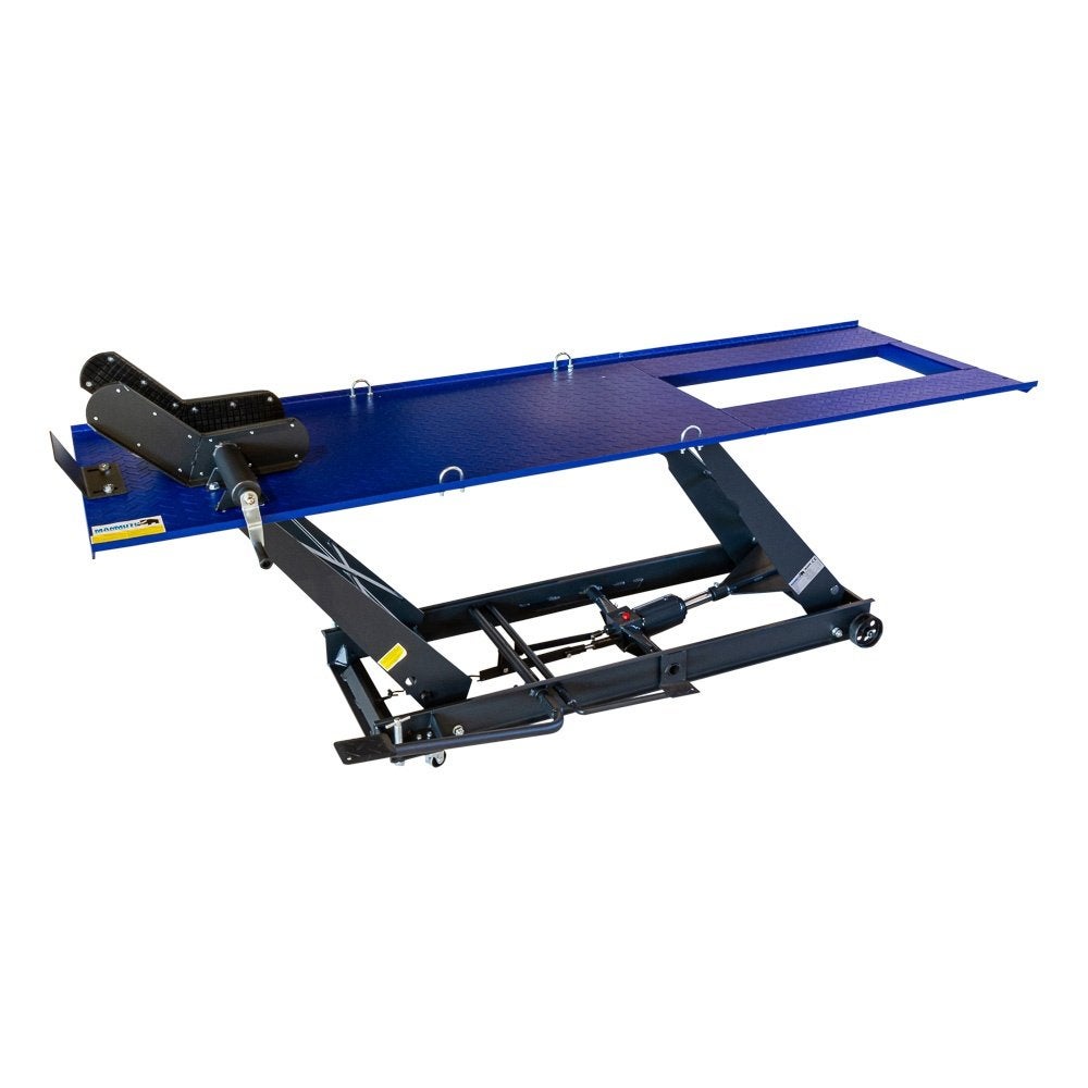 MAMMUTH motorheftafel 450 Kg hydraulisch EXTRA LANG, Motoren, Accessoires | Onderhoudsmiddelen, Ophalen of Verzenden, ., ., .