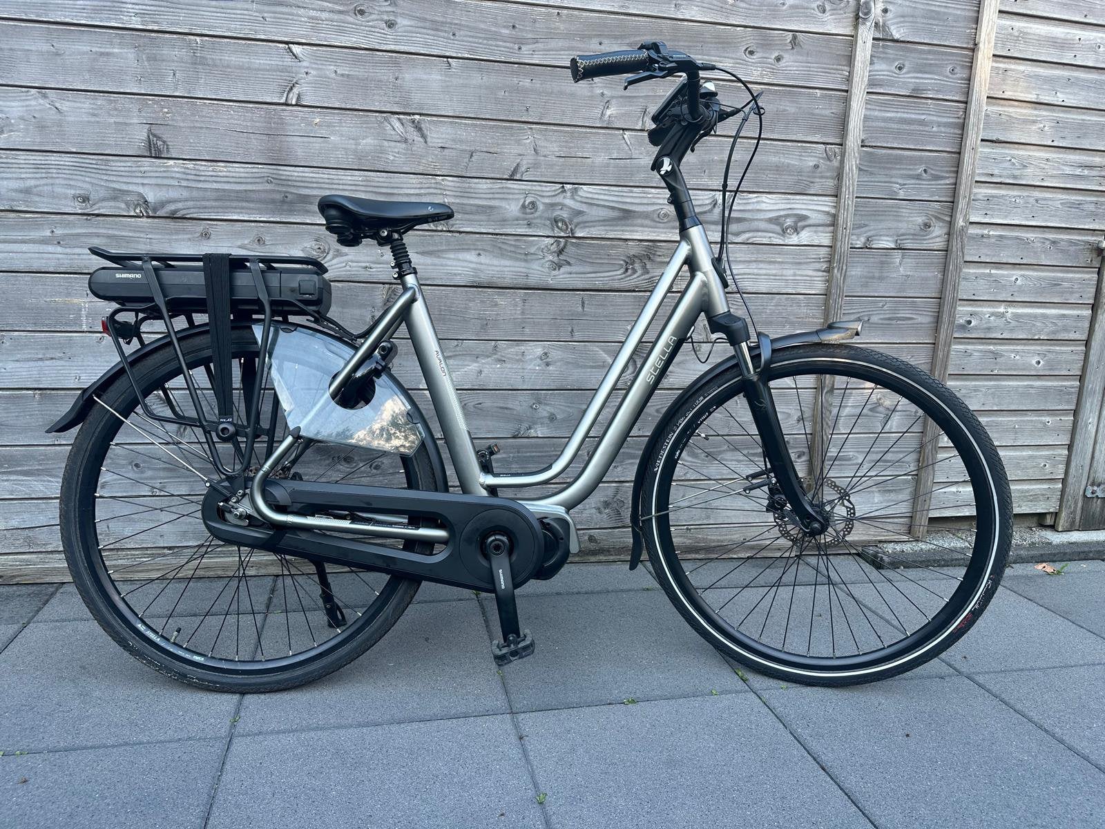 Stella Avalon elektrische dames fiets, Zo goed als nieuw, 50 km per accu of meer, 55 tot 59 cm, Ophalen