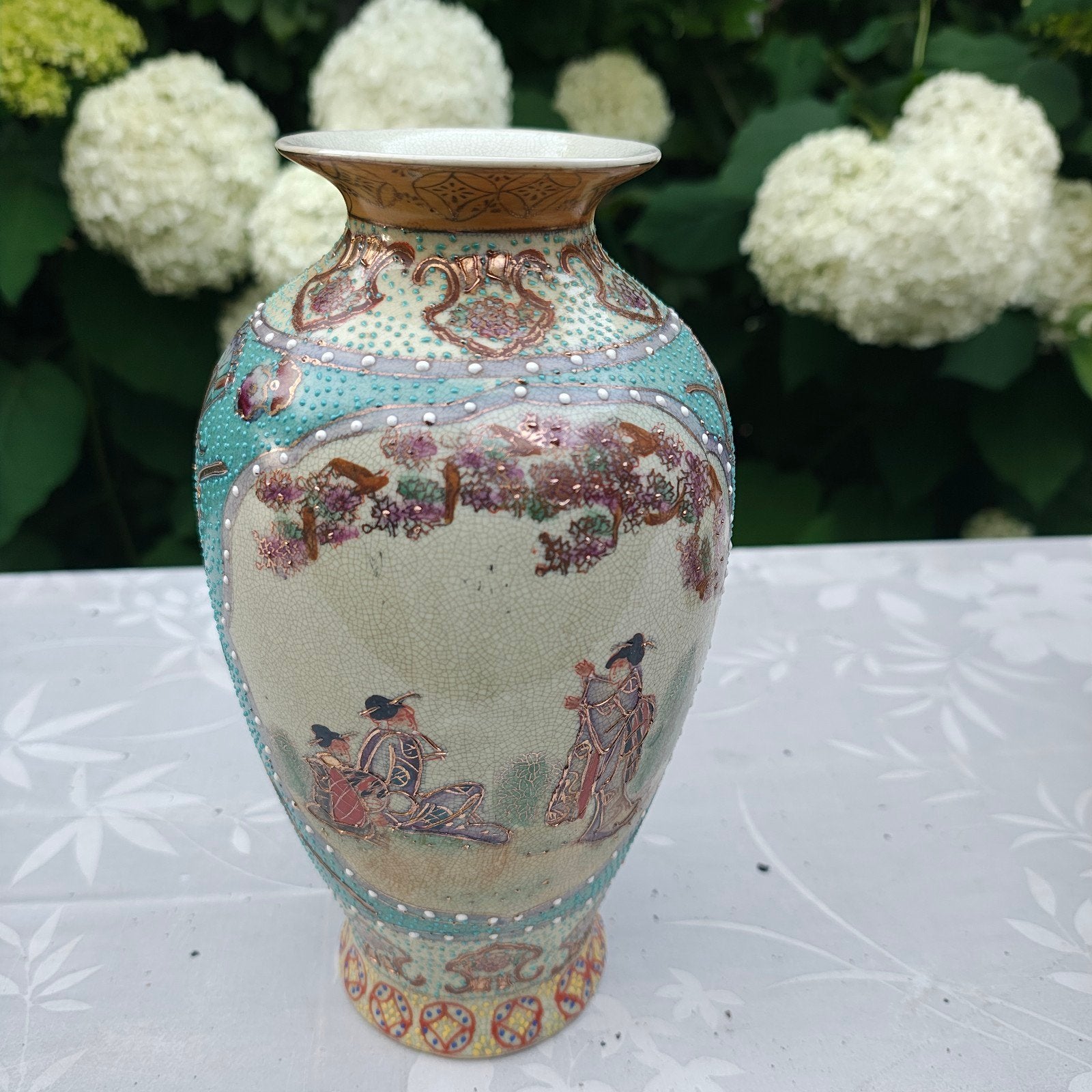 japanse Satsuma Vaas, Antiek en Kunst, Antiek | Vazen, Ophalen of Verzenden