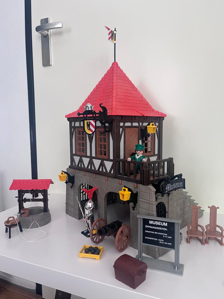 Playmobil Vintage Museum 6307 3449 vakwerkhuis verzamelaar, Ophalen of Verzenden, Gebruikt, Complete set