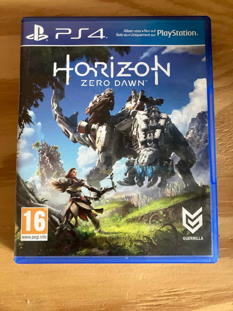 Horizon Zero Dawn PS4 - Actie RPG Avontuur, 1 speler, Ophalen of Verzenden, Zo goed als nieuw, Role Playing Game (Rpg)