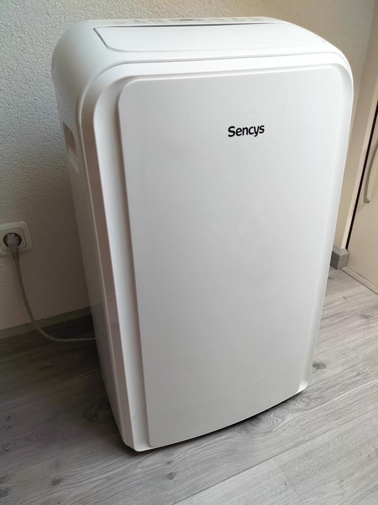 Mobiele airco Sencys 12000 BTU, Witgoed en Apparatuur, Airco's, Ophalen, Gebruikt, Timer, 3 snelheden of meer