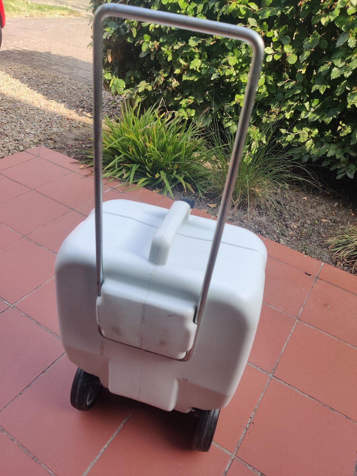 Verrijdbare afvalwatertank voor caravan, Ophalen, Gebruikt