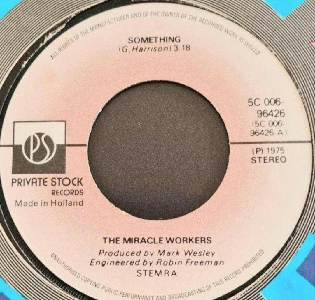 THE MIRACLE WORKER  - SOMETHING, Ophalen of Verzenden, Gebruikt, Pop