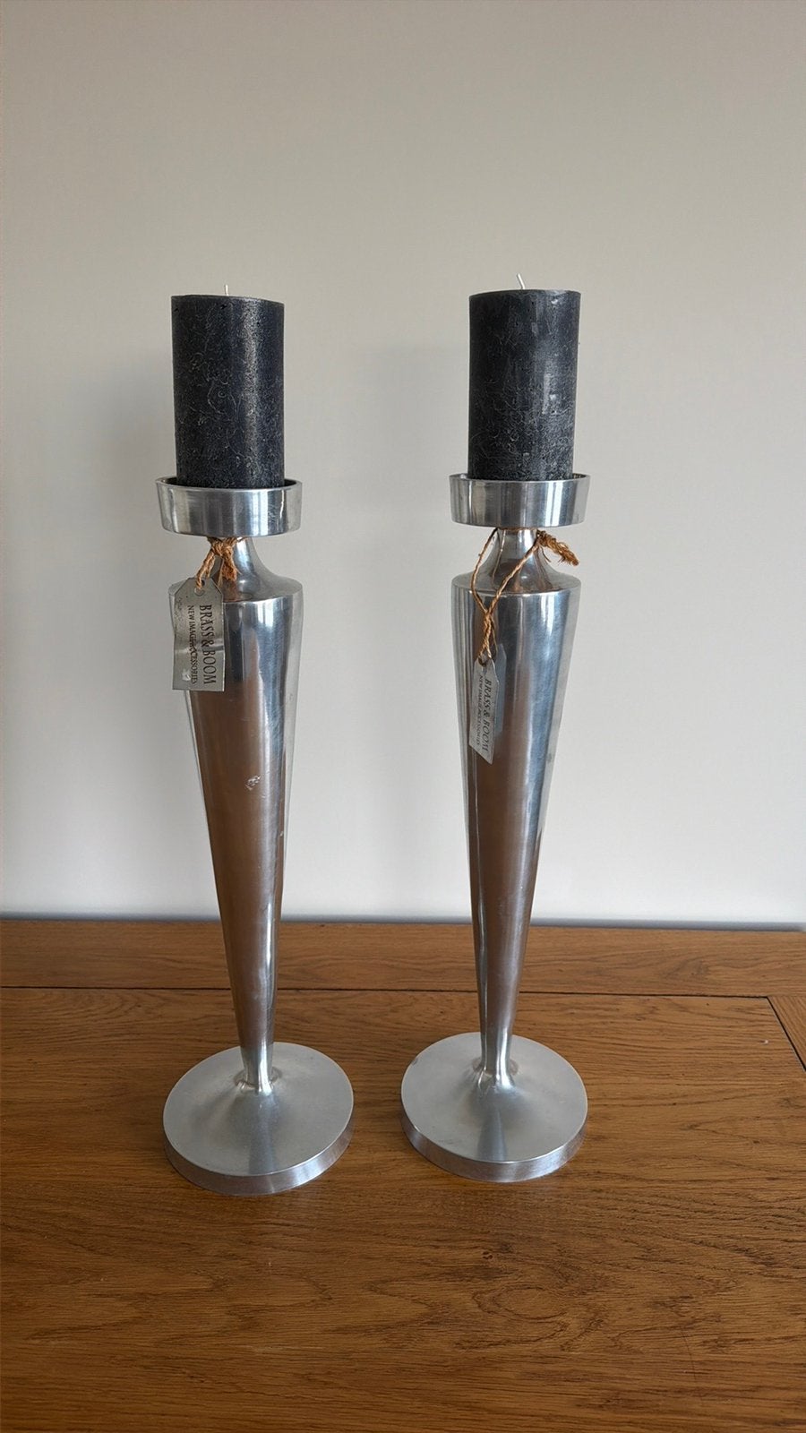 2 kandelaars, Ophalen of Verzenden, Zo goed als nieuw