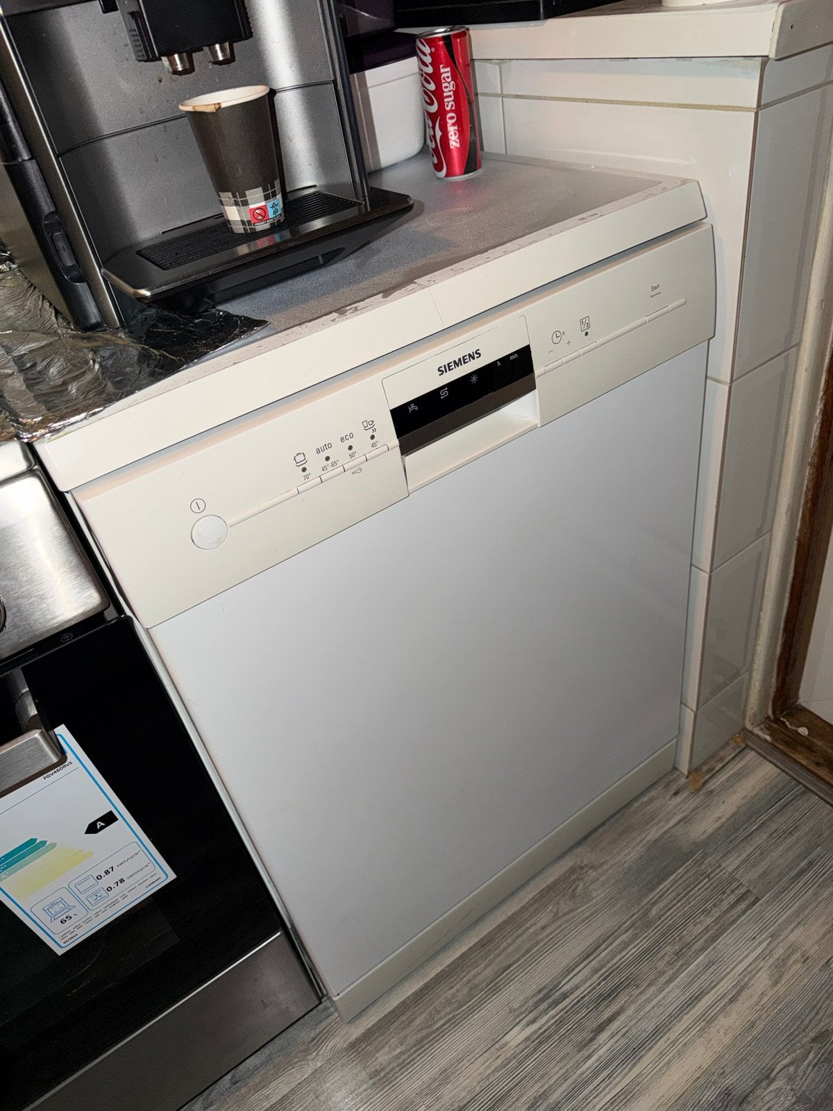 Siemens vaatwasser met een gebrek, 60 cm of meer, Eco programma, Ophalen of Verzenden, Zo goed als nieuw