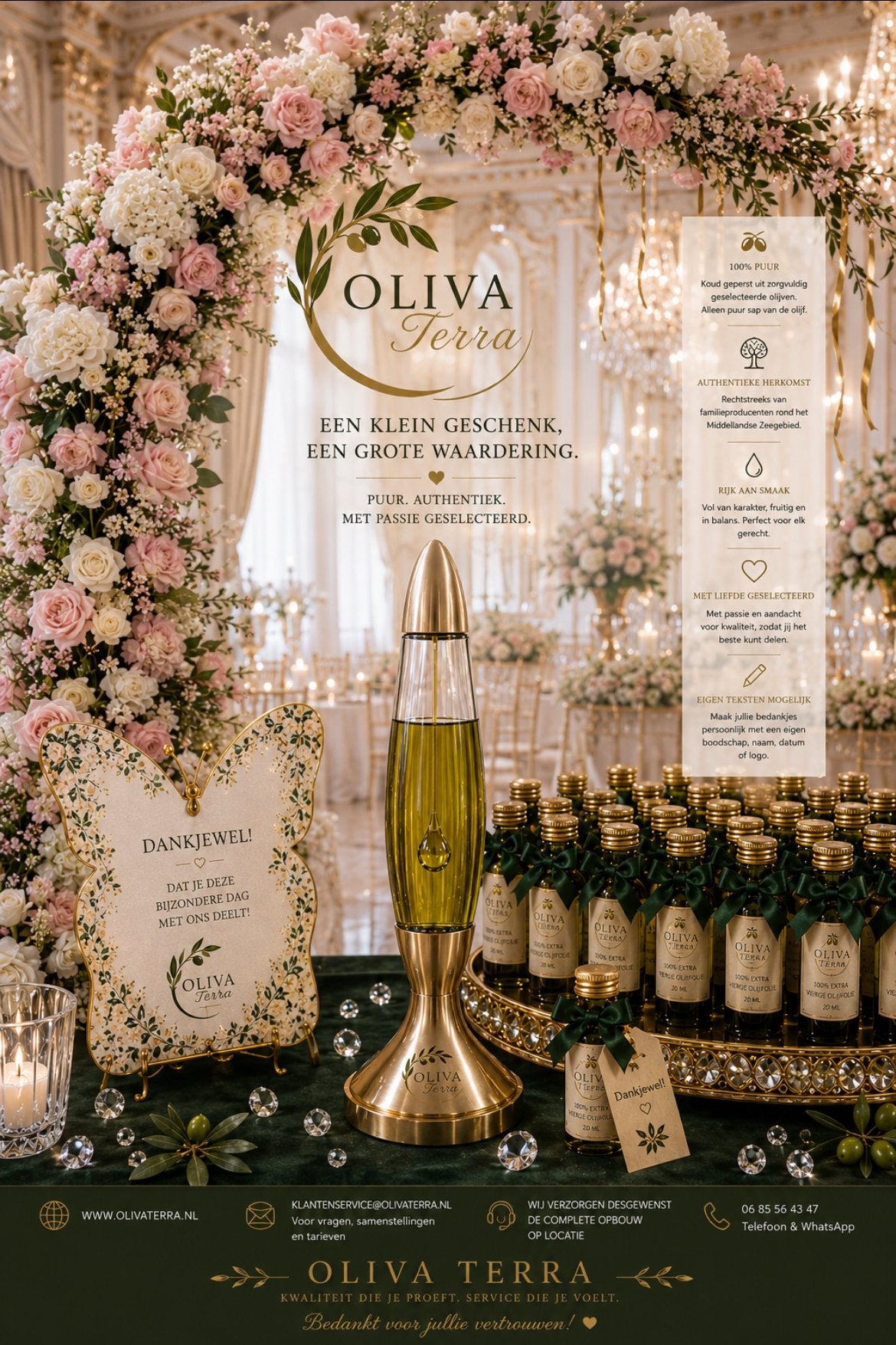 Oliva Terra Extra Vierge Olijfolie - Klein Geschenk, Bezorging aan huis, Persoonlijke geschenken