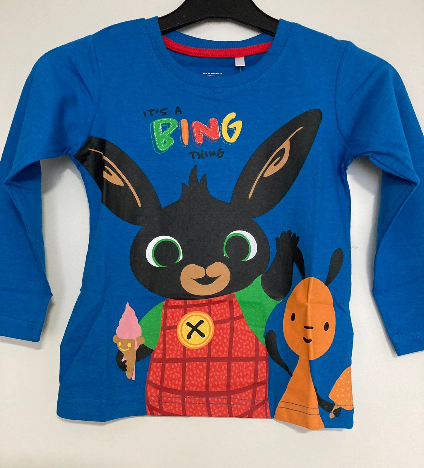 Nieuw konijntje bing blauw longsleeve maat 110, Ophalen of Verzenden, Nieuw, Jongen, Shirt of Longsleeve