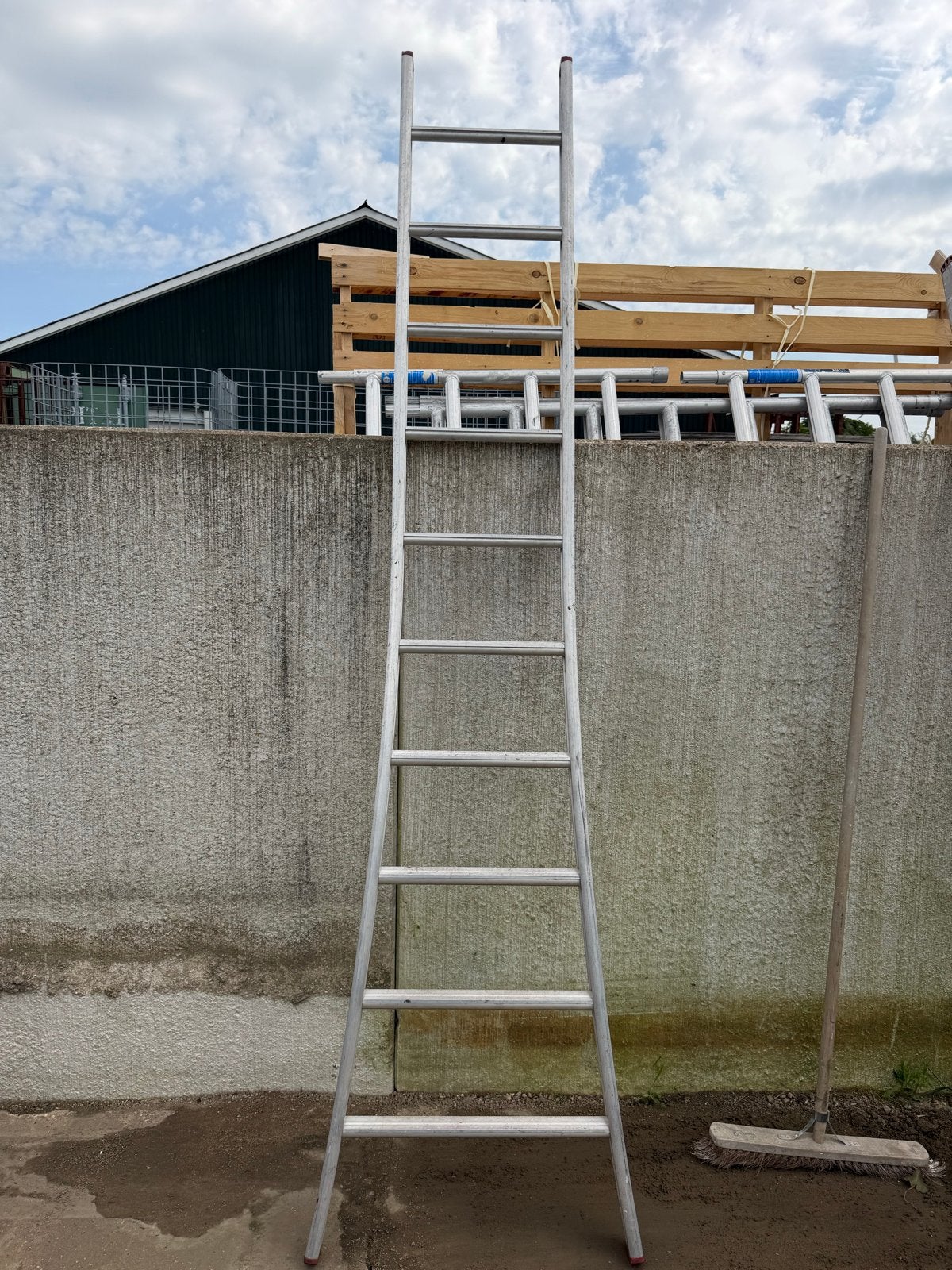 Aluminium ladders, Ophalen, Gebruikt, Ladder, 4 meter of meer