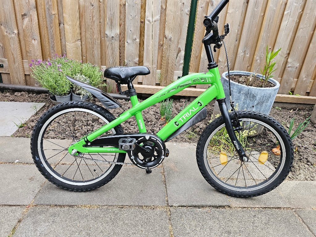 Alpina Trial 18 inch jongensfiets, Fietsen en Brommers, Fietsen | Jongens, Ophalen, Gebruikt, 18 inch, Handrem
