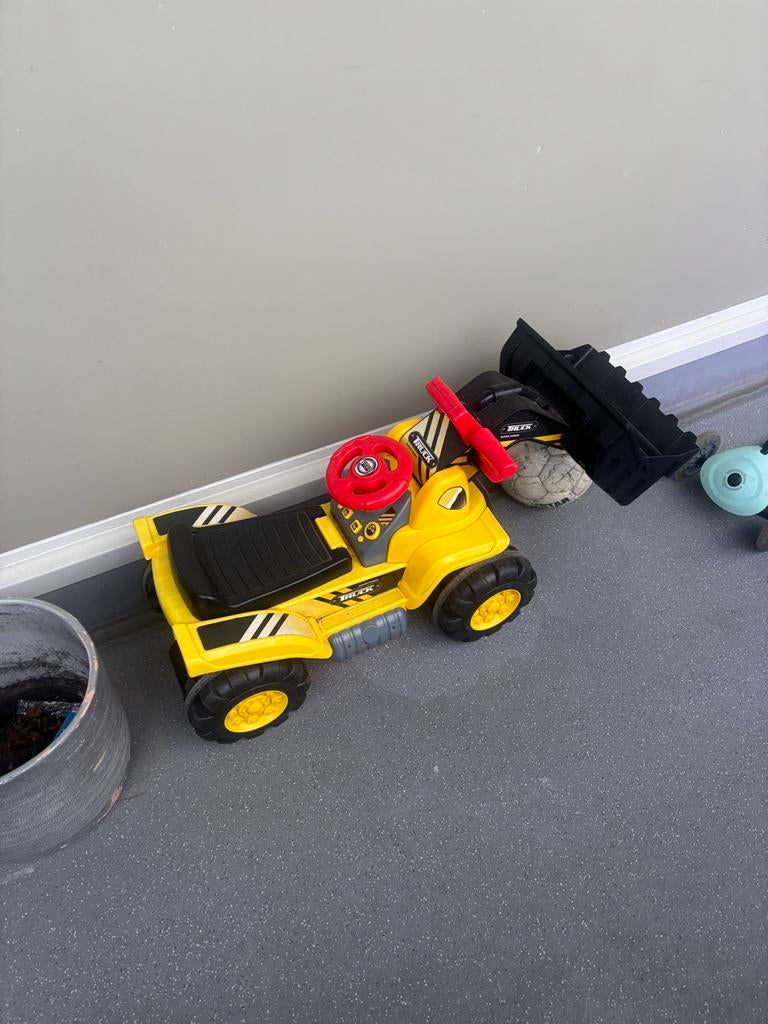 Gele Loopauto Graafmachine met Geluid, Ophalen, Gebruikt, Loopvoertuig