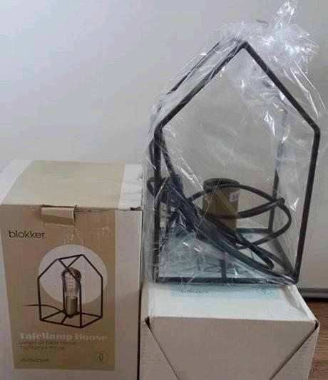 Set van twee moderne open Metalen lampen 23cm, Ophalen of Verzenden, Nieuw, Minder dan 50 cm