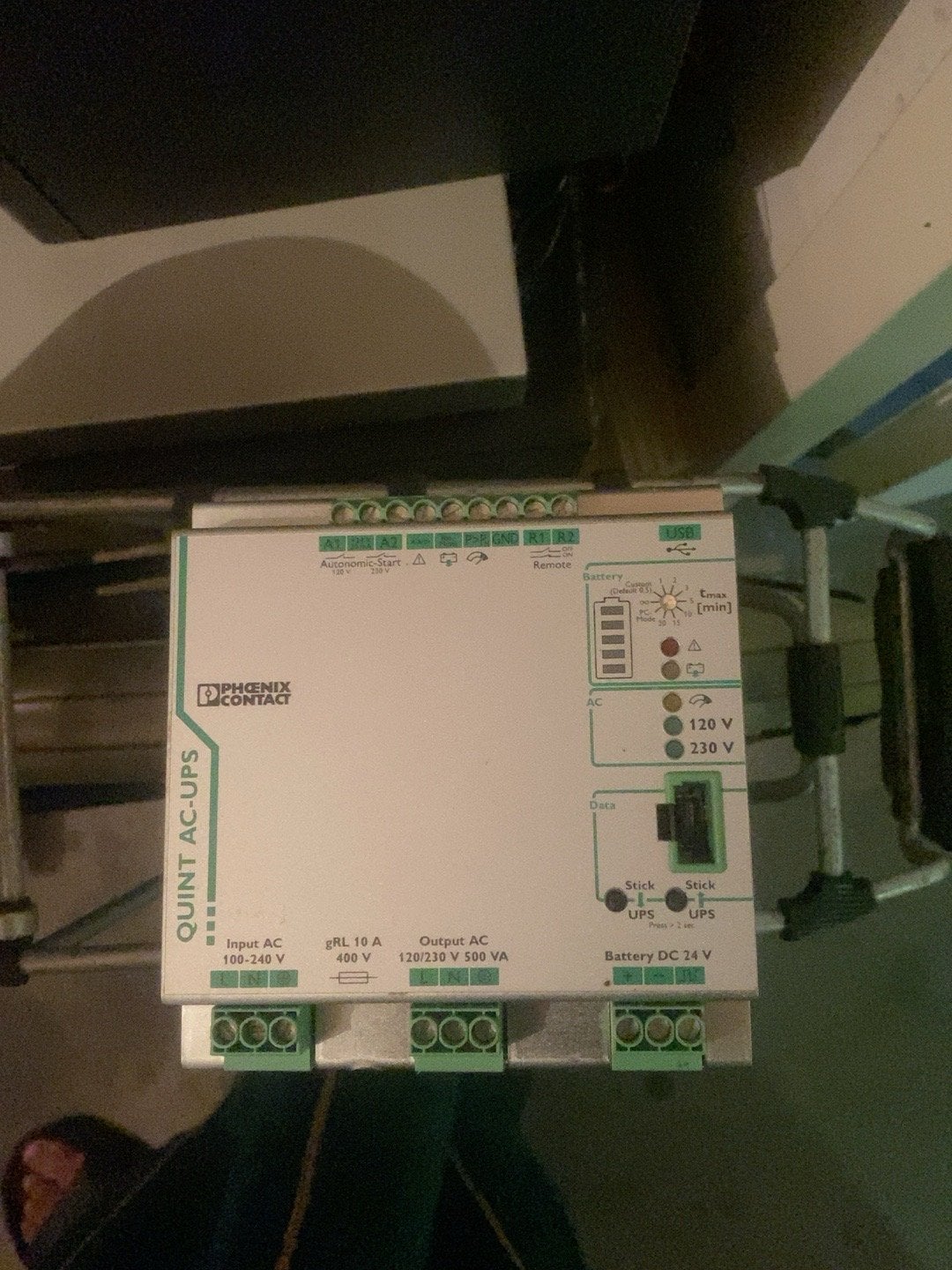 Phoenix Contact QUINT AC-UPS 500VA 24V Industriële UPS, Computers en Software, Ophalen of Verzenden, Gebruikt