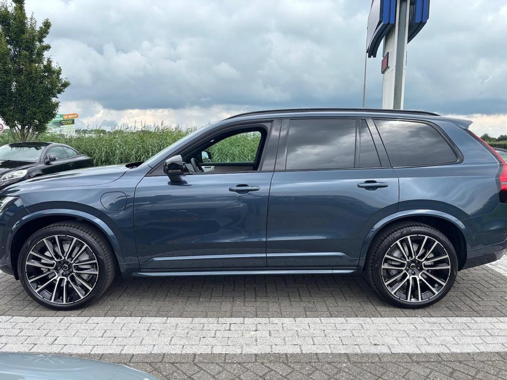 Volvo XC90 T8 Ultra Dark Luchtvering | Stoelmassage | 22 Inc, Stof, Huisgarantie, Met garantie (alle), Blauw