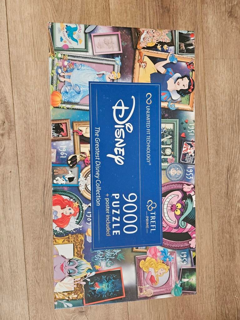 Disney puzzel 9000 stukjes, Ophalen of Verzenden, Meer dan 1500 stukjes, Zo goed als nieuw, Legpuzzel