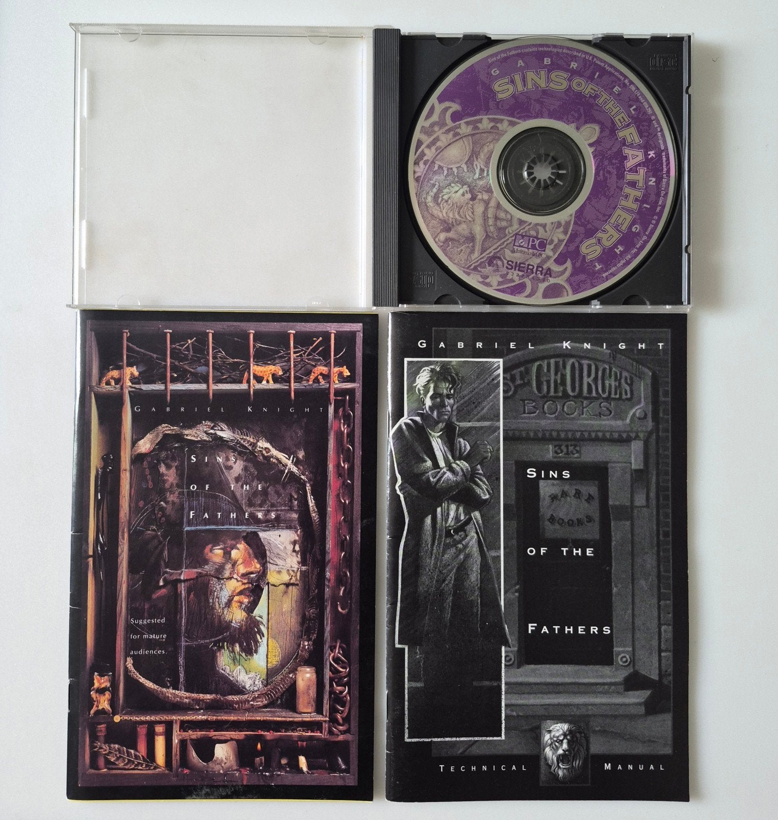 Gabriel Knight: Sins of the Fathers (PC CD-ROM), Avontuur en Actie, 1 speler, Ophalen of Verzenden, Zo goed als nieuw
