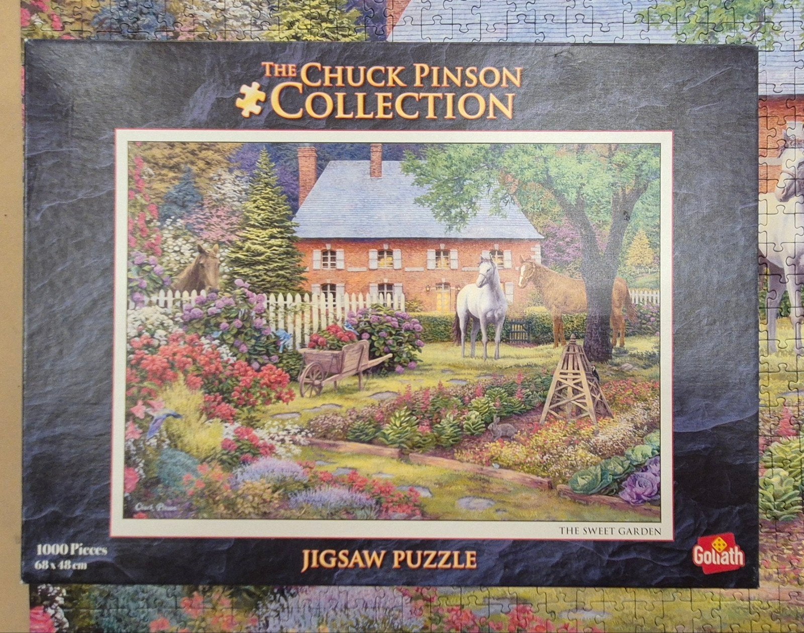 Puzzel the sweet garden., Ophalen of Verzenden, 500 t/m 1500 stukjes, Gebruikt, Legpuzzel