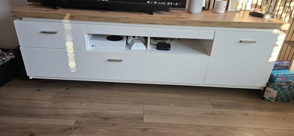 Leuke  TV-kast - Zacht prijsje!, Ophalen, Gebruikt, 100 tot 150 cm, 150 tot 200 cm