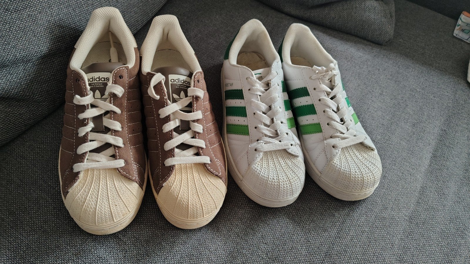 Adidas superstar, Ophalen of Verzenden, Gedragen, Wit, Sneakers of Gympen