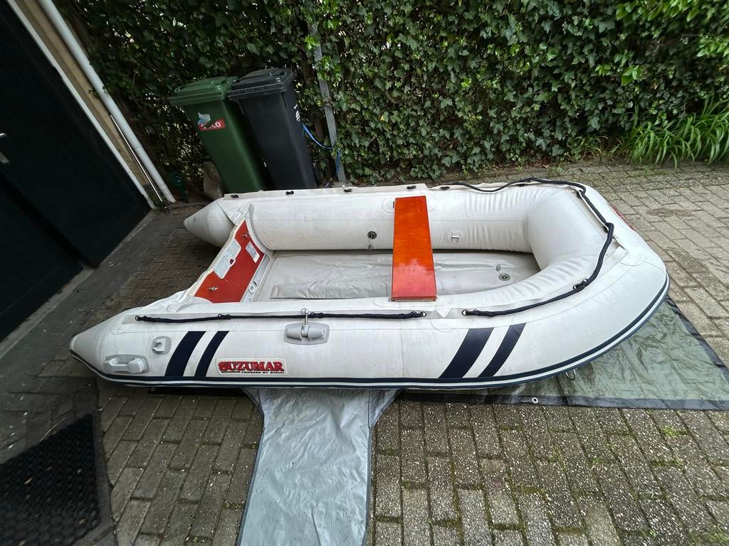 Suzumar 290 rubberboot met aluminium vloer, Watersport en Boten, Rubberboten, Aluminium, Gebruikt, Benzine, Minder dan 70 pk