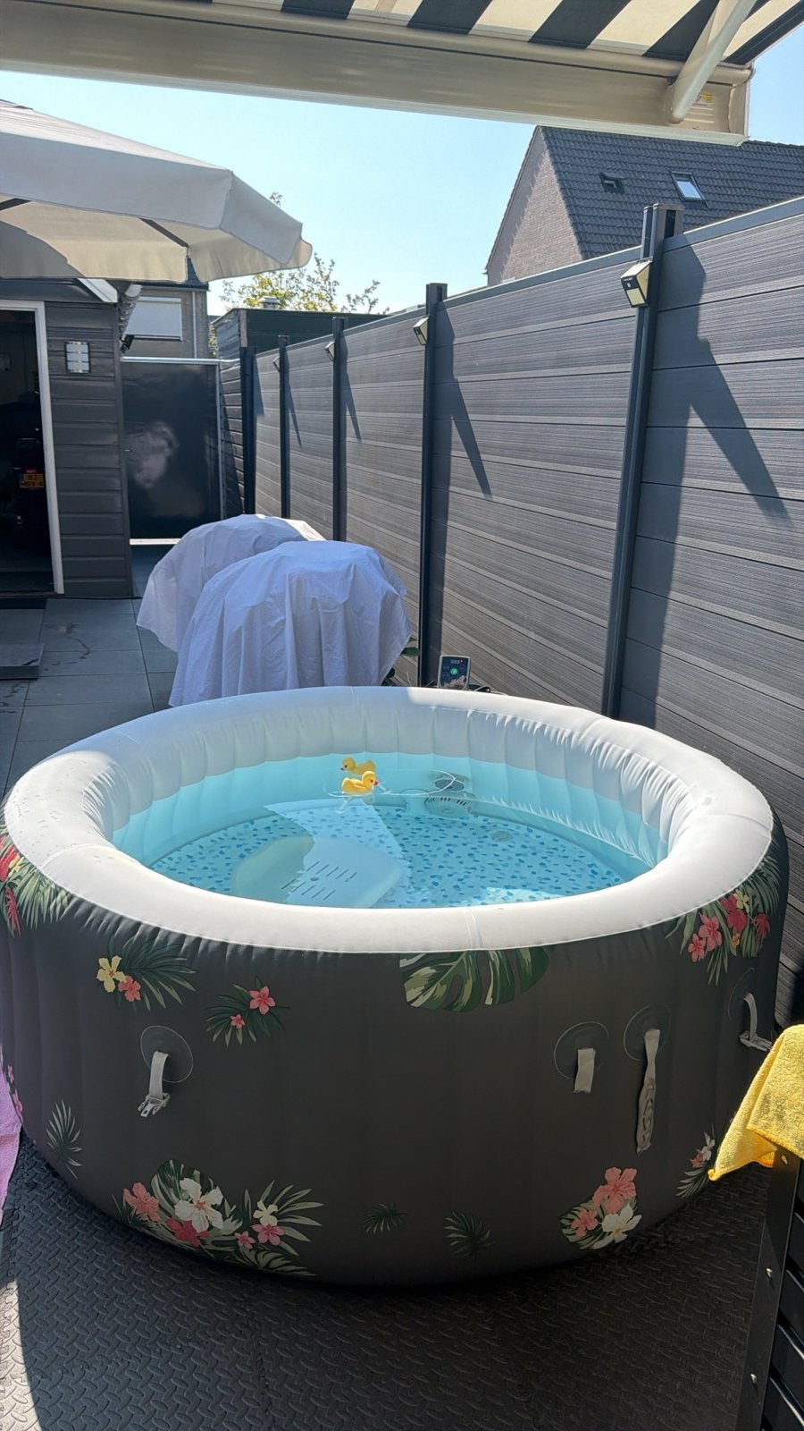 Lay-Z-Spa Aruba Jacuzzi - Zo goed als nieuw!, Ophalen, Zo goed als nieuw, Filter, Opblaasbaar