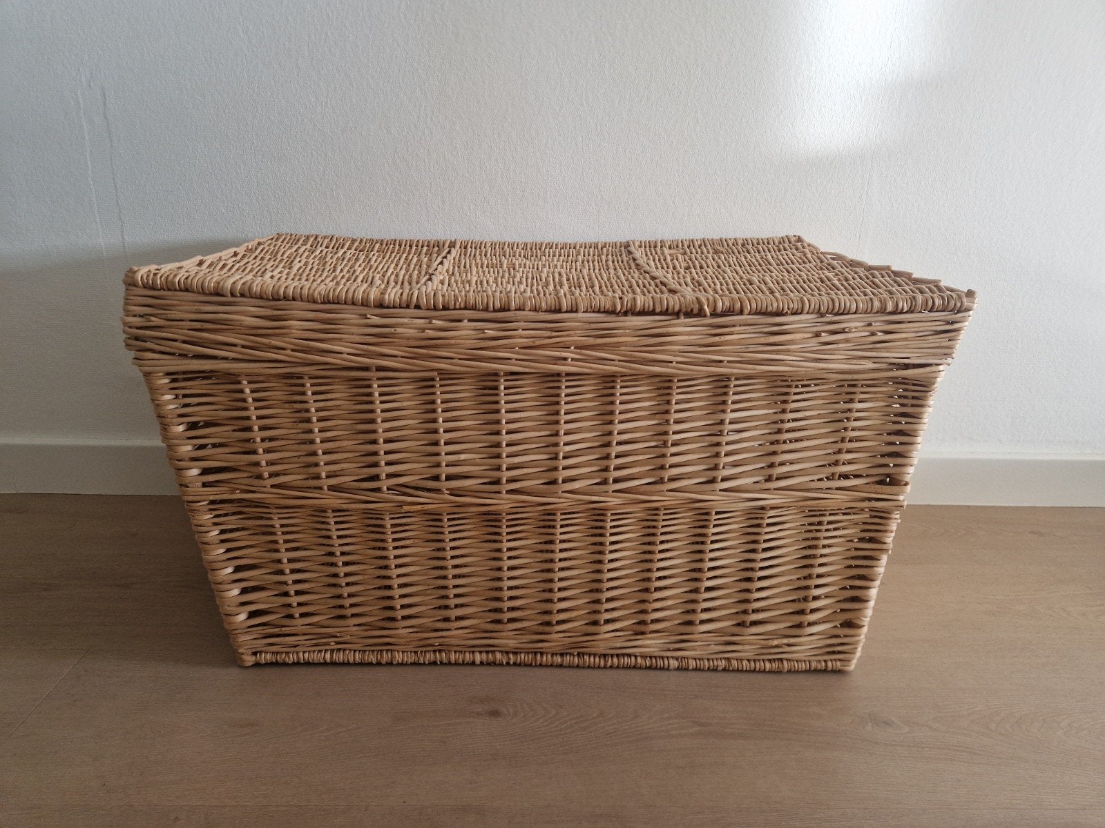Grote rieten opbergkist - 85x52x48 cm, Huis en Inrichting, Ophalen, Overige materialen, Gebruikt, 50 tot 100 cm