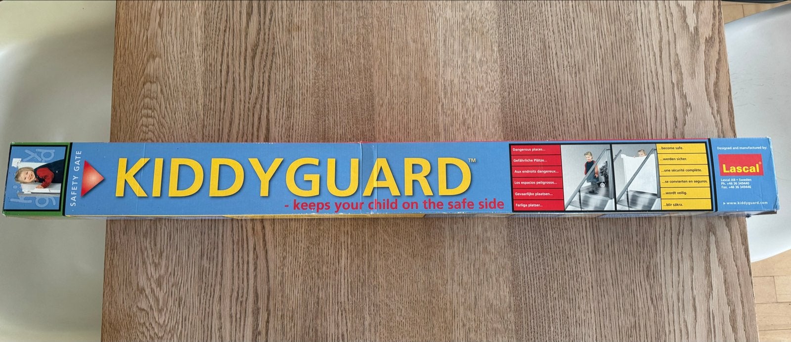 Kiddy Guard traphekje - Veiligheid voor uw kind, Overige materialen, Nieuw, Oprolhekje, Ophalen of Verzenden
