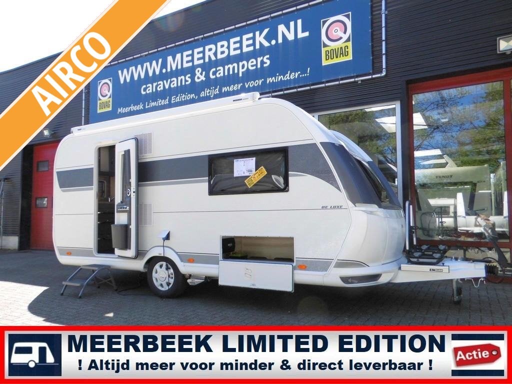 Hobby De Luxe 460 SL 5209,=KORTING+MOVER+AIRCO+THULE+AS1500K, Hobby, Schokbreker, Treinzit, Tot en met 3