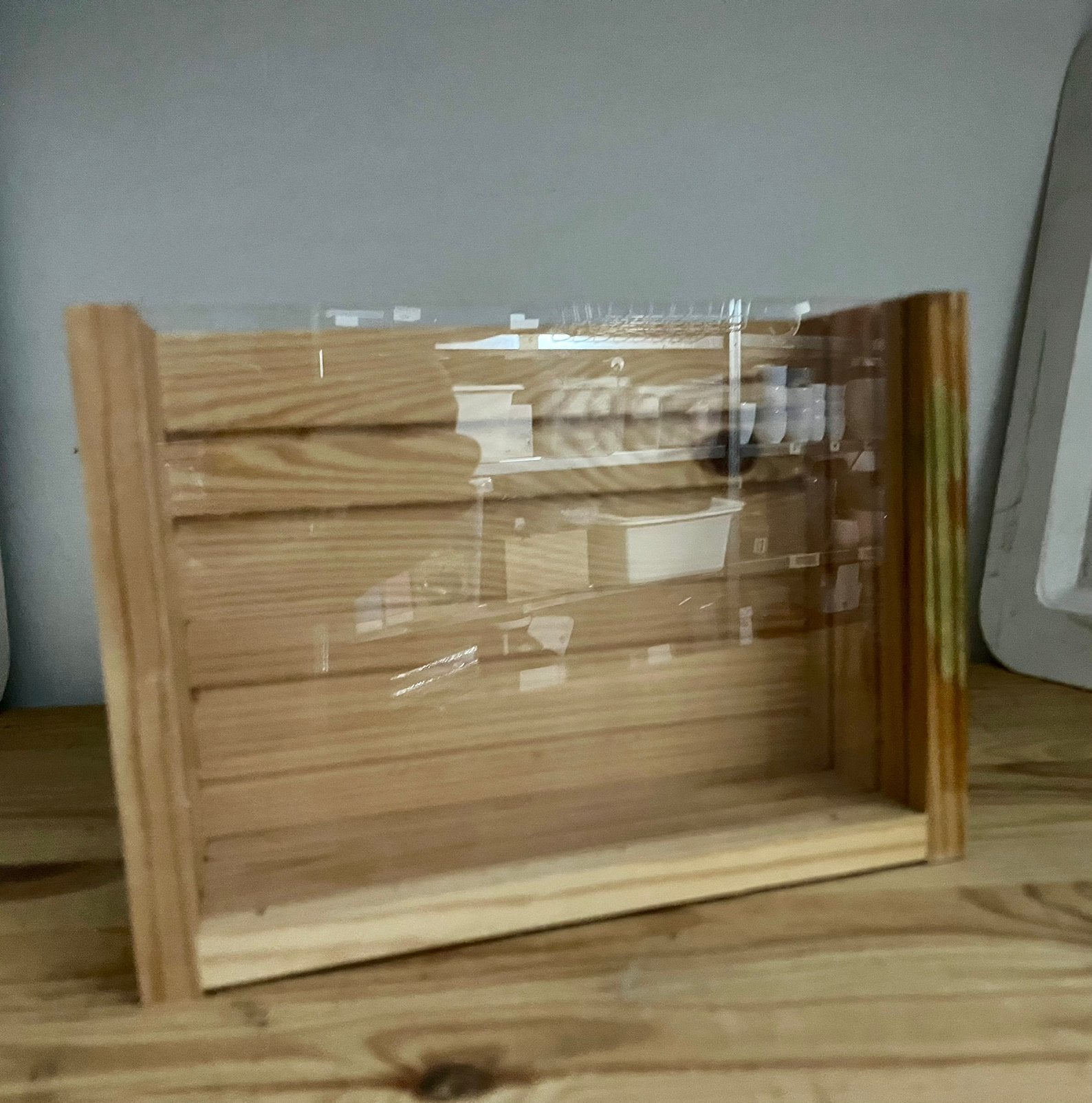 Originele Albert Heijn Moestuintjes houten kweekkas, Overige materialen, Minder dan 30 cm, Minder dan 60 cm, Ophalen of Verzenden