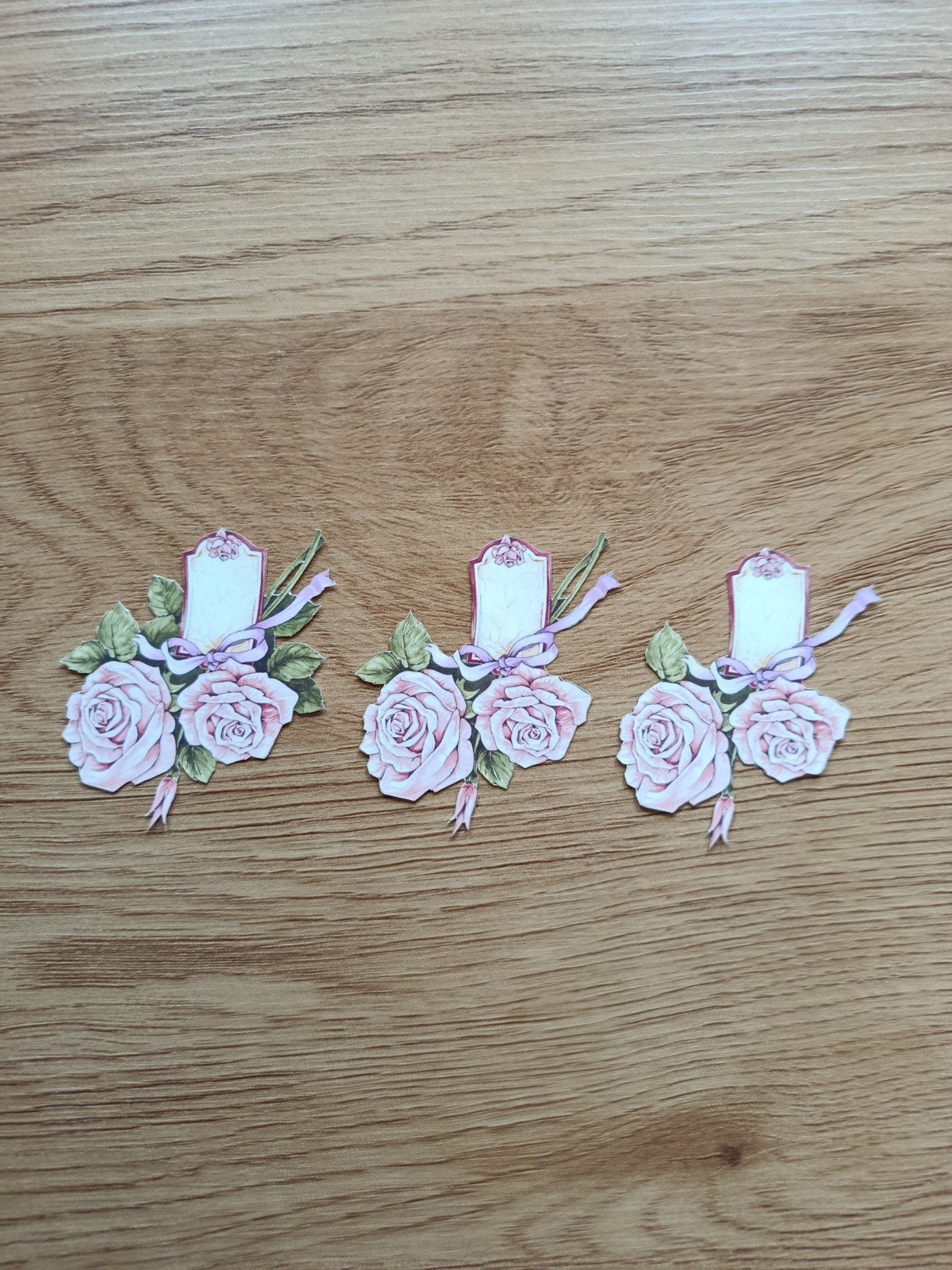 3D plaatjes bloemen met kaartje,, Hobby en Vrije tijd, Kaarten | Zelf maken, Ophalen of Verzenden, Nieuw, Overige thema's, Overige typen