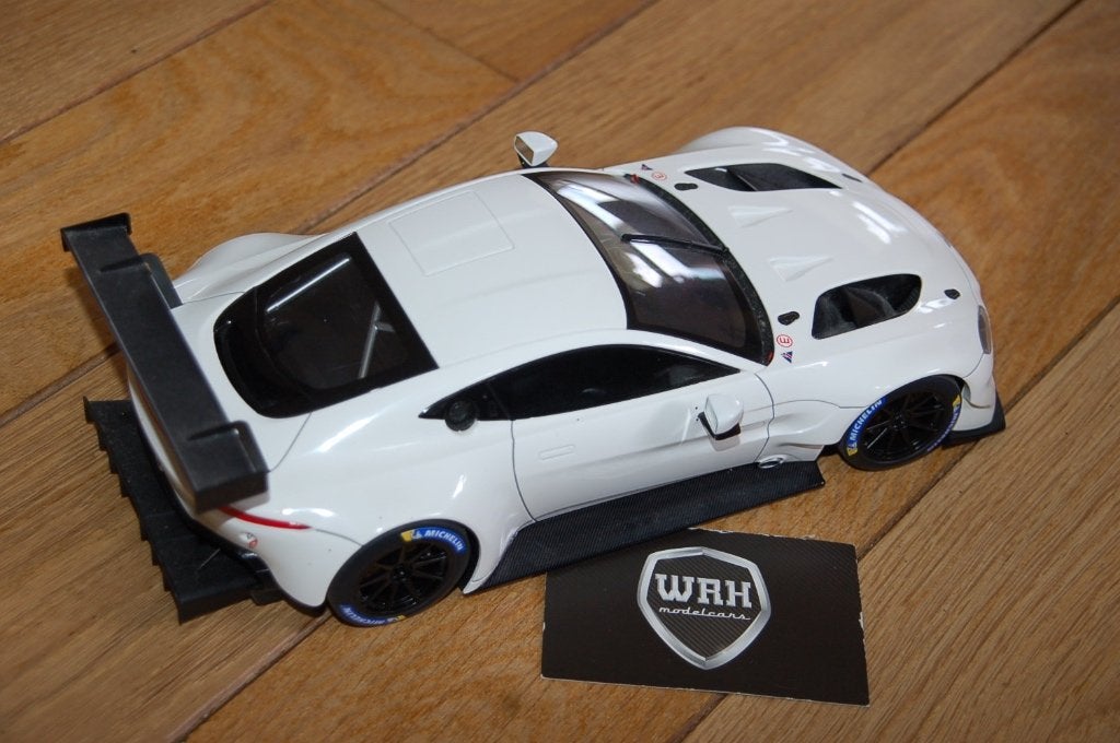 1:18 ASTON MARTIN VANTAGE GTE LM white Autoart no box WRH, Verzenden, Zo goed als nieuw, Auto, Autoart
